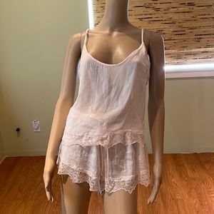 In Bloom By Jonquil Light Pink Short And Camisole Set Size XL